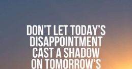 Disappointment