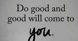 And Good