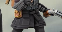 Skulker Russian Badger character, equipped with weapons and tactical clothing, ready for action on a dynamic base.