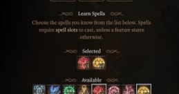 Baulders Gate 3 Spells