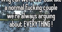 "Normal Fucking" As I lay in bed on a lazy Saturday morning, I am suddenly jolted awake by the blaring of "Normal Ohio