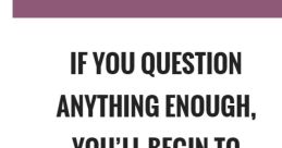 You Question