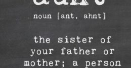 Aunt