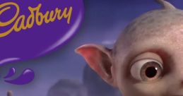 Two animated characters from a Cadbury Dairy Milk advert, showcasing playful expressions against a dreamy background.