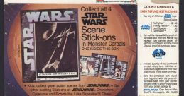 Count Chocula- Free Star Wars Stickers Advert