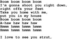 Boom Boom Boom