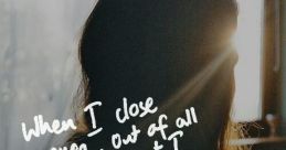 When You Close