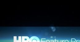 HBO Feature Presentation logo with blue light effects against a dark background, symbolizing premium entertainment.