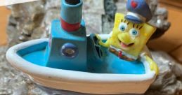 Spongebob Boat The unmistakable of the Spongebob boat horn can be heard echoing across the calm waters. Its cheerful and