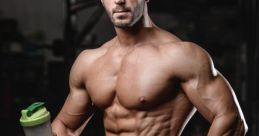 Muscle Man The of "Muscle man" echoes through the gym as he pumps iron, the clang of weights hitting the floor blending