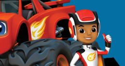 Exciting Blaze Time character with a red monster truck, ready for thrilling adventures and action-packed challenges.