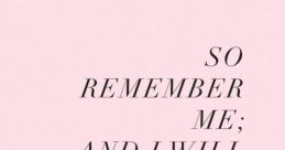 Will Remember