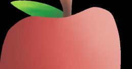 Fresh, vibrant red apple with a green leaf and brown stem, symbolizing healthy eating and natural freshness.