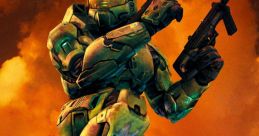 Halo2 From the moment you start up Halo 2, you are greeted by the iconic and epic of the Halo Theme Song. The haunting