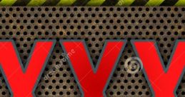 Bold red "XXX" on a textured background with yellow hazard stripes, indicating adult content and softcore erotic themes.