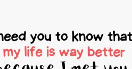I Need To Know