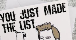 You Just Made The List The first you hear is the unmistakable voice of Chris Jericho, the man behind the iconic