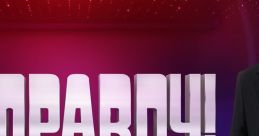 Iconic "Jeopardy!" logo with host showcasing America's favorite quiz show, featuring vibrant colors and engaging visuals.