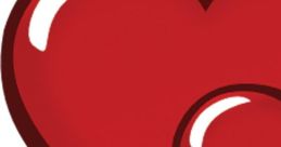 Bold red heart graphic symbolizing love and affection, perfect for Valentine's Day or romantic themes.