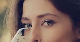 Woman drinking