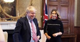 Boris Johnson smiles during a meeting at the Foreign and Commonwealth Office, discussing key diplomatic matters.