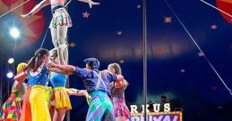 Circus Hear the clowns and the jugglers, the circus band and the animal acts, the high wire and the human cannonball!