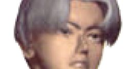 Lee Chaolan from Tekken 2, showcasing his iconic gray hair and blue attire, a classic character in the fighting game series.