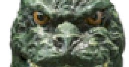 Close-up of Godzilla Jr. with fierce expression, showcasing detailed scales and iconic features of the legendary kaiju.