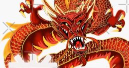 Red dragon design featuring "Chang Gang" in bold letters, symbolizing strength and unity in creative expression.
