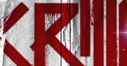 Krill's "Bangarang" artwork features bold red lettering on a gritty white background with ice accents, highlighting energy and style.