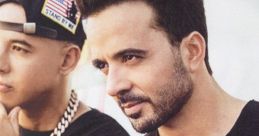 Luis Fonsi and Daddy Yankee featured on the single cover for "Despacito" by DJ Nev, showcasing vibrant music vibes.