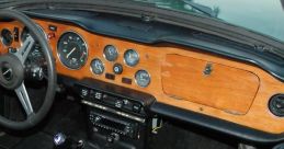 Triumph Tr6 Sports Car, 1971 (Interior)