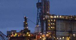North Sea Gas Rig
