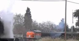 Steam Trains Passing Without Siren