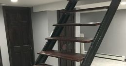 Fast Footsteps Down Metal Stairs