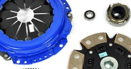 Performance Clutch FX components including pressure plate, clutch disc, and flywheel for high-performance vehicles.