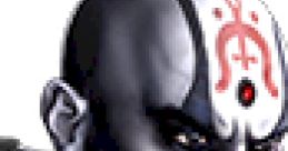Close-up of Quan Chi from Mortal Kombat Gold, showcasing his iconic facial markings and intense expression.