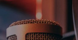 Close-up of a professional microphone in a radio studio, ready for broadcasting engaging radio shows.