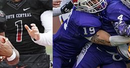 Collage of intense football action showcasing athletes from ATN WWEEK12, highlighting teamwork and competitive spirit.