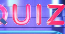 Colorful quiz time graphic featuring bold text, perfect for engaging trivia enthusiasts and promoting interactive fun.