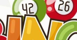 Colorful "BINGO" graphic featuring numbers 15, 26, 42, and 83, perfect for promoting bingo games and events.