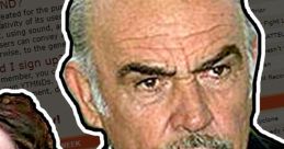 Sean Connery and a cartoonish figure, both embodying humor related to YTMND culture and meme creation.