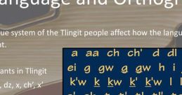 Lingít Vowels Vowel