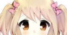 Cute character with long blonde hair and pink bows, inspired by Loli Voice by DarkNightPrincess, showcasing an adorable style.