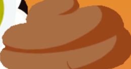 Cartoon-style poop emoji graphic in playful colors, adding humor and fun to "The Aiden_8491" theme.