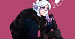 Stylish DnD character with horns, purple tail, and unique attire, showcasing fantasy art and creativity in character design.