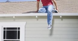 Stuck on the Roof Guy