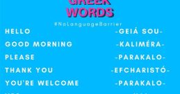 Basic Greek phrases