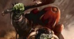 Ork Stormboy wielding a large weapon, showcasing fierce battle-ready aesthetics in Warhammer 40,000 universe.