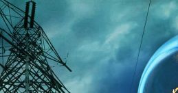High-voltage power transmission tower alongside a glowing light bulb, symbolizing electricity generation and distribution.